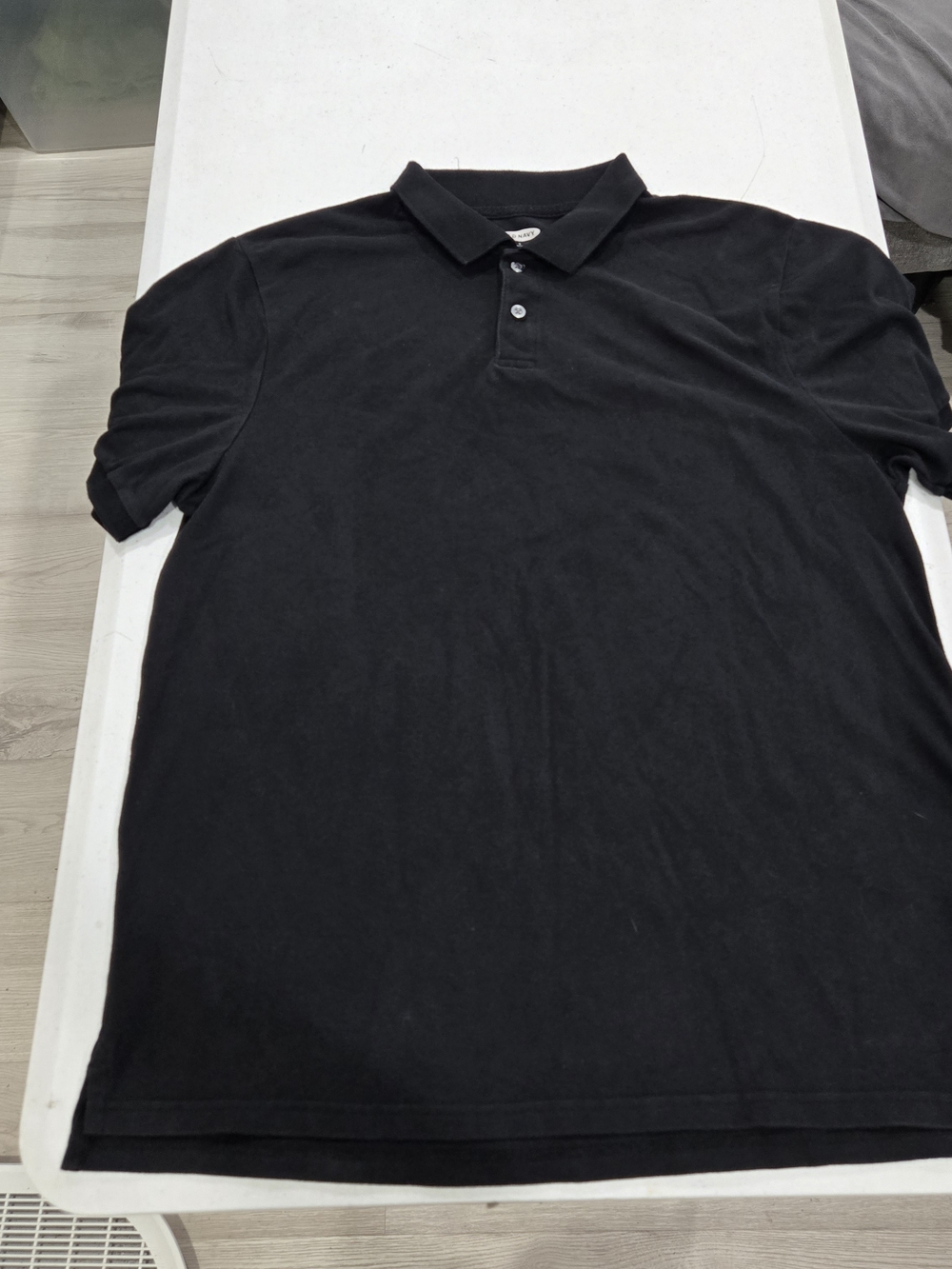 Old Navy Black Men’s Polo Shirt - Classic Short Sleeve